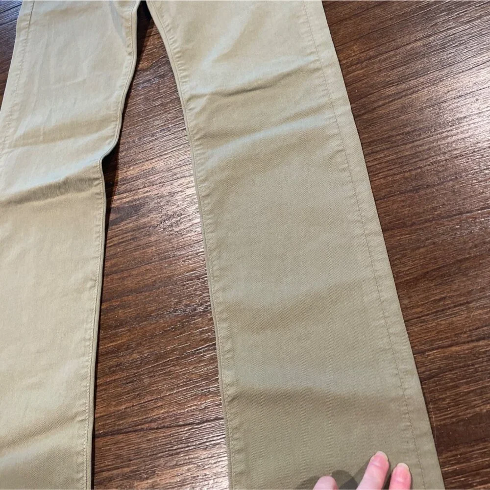 AG Adriano Goldschmied Mens 32x32 Green Slim Skinny Pant Stretch Workwear Preppy